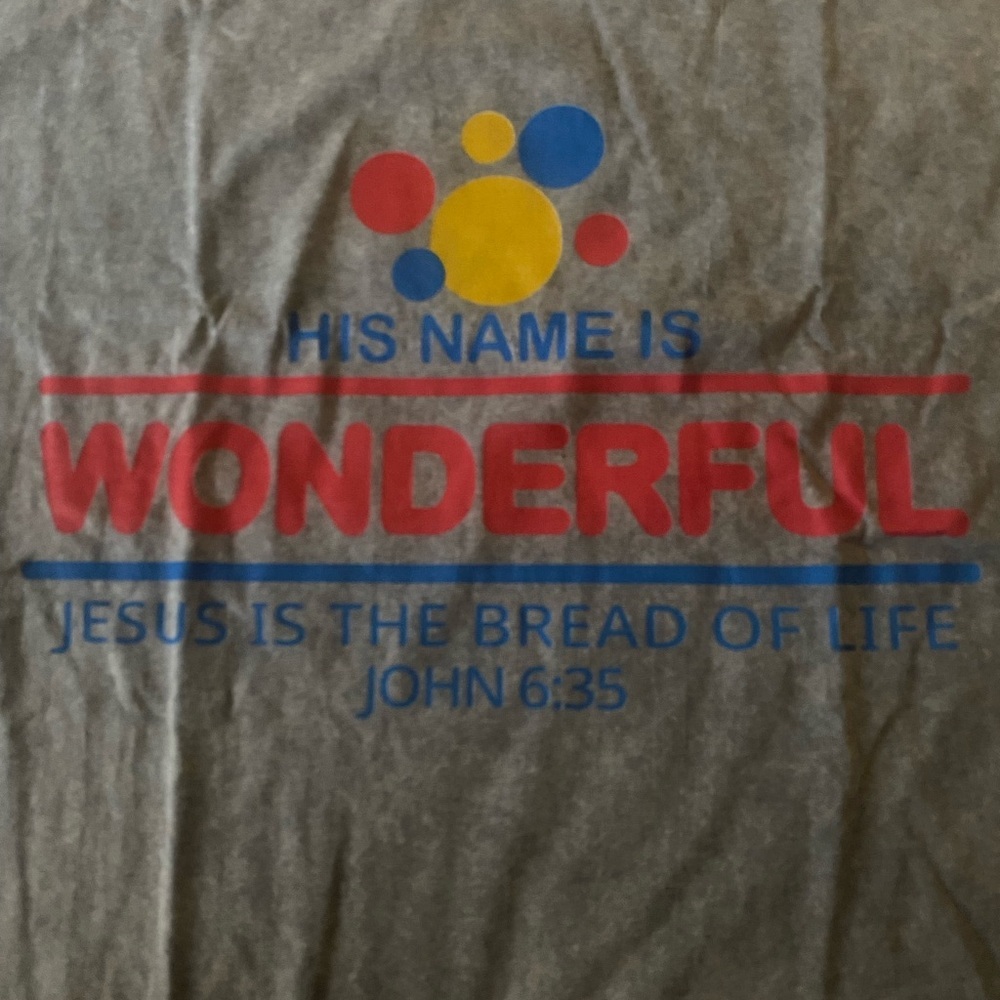 NWT Christian Graphic T-shirt 4XL D55 - Picture 2 of 3